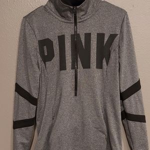 NWOT PINK Ultimate Workout Logo Stripe Jacket Size Medium